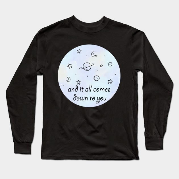 Stevie Nicks Lyrics Long Sleeve T-Shirt by CreatingChaos